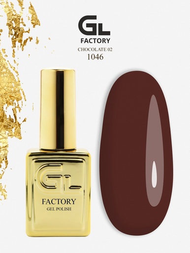 GL 1046 GOLD Gel Polish Chocolate 02 15