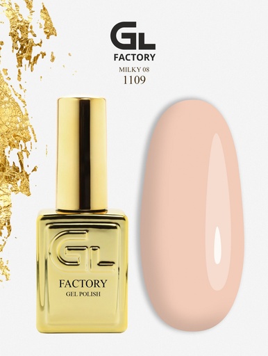 GL 1109 GOLD Gel Polish Milky 08 15