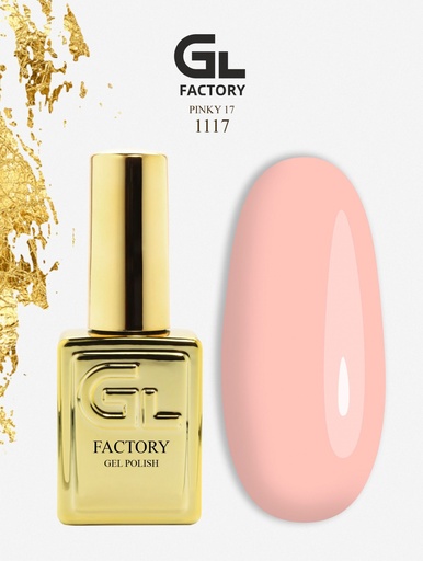 GL 1117 GOLD Gel Polish Pinky 17 15