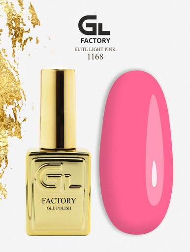 GL 1168 GOLD Gel Polish Elite Light Pink 15