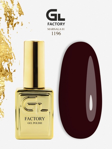 GL 1196 GOLD Gel Polish Marsala 01 15