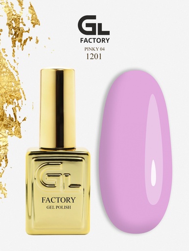 GL 1201 GOLD Gel Polish Pinky 04 15