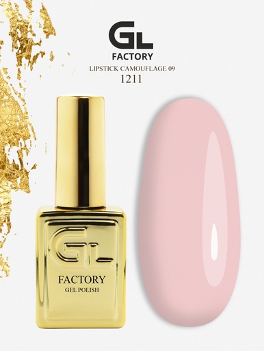 GL 1211 GOLD Gel Polish Lipstick Camouflage 09 15