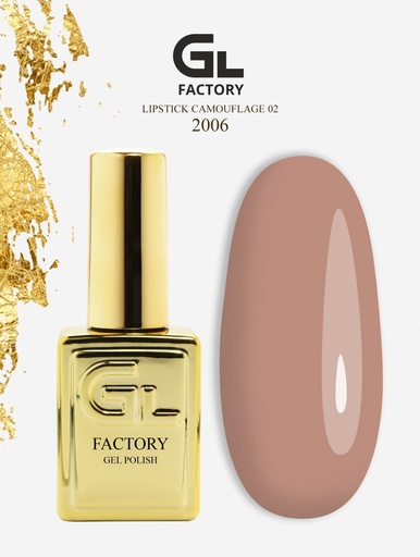 GL 2006 GOLD Gel Polish Lipstick Camouflage 02 15