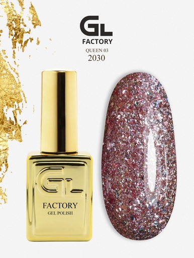 GL 2030 GOLD Gel Polish Queen 03 15