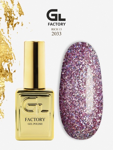 GL 2033 GOLD Gel Polish Rich 13 15