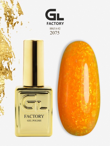GL 2075 GOLD Gel Polish Ibiza 02 15