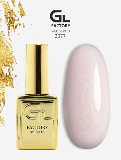 GL 2077 GOLD Gel Polish Wedding 03 15