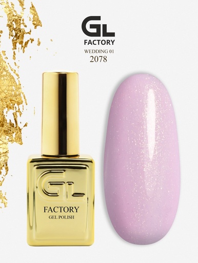 GL 2078 GOLD Gel Polish Wedding 01 15