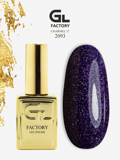 GL 2093 GOLD Gel Polish Charmel 37 15