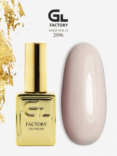 GL 2096 GOLD Gel Polish Gold Veil 32 15