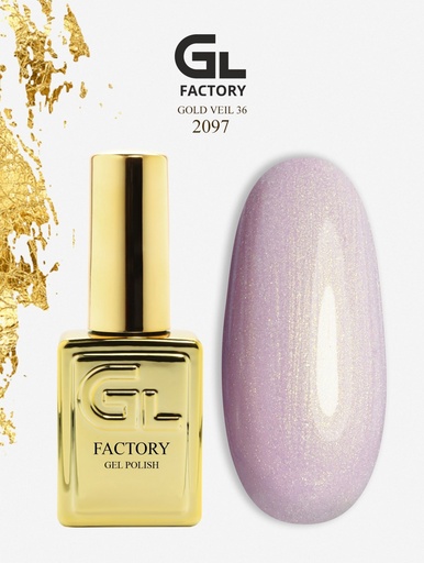 GL 2097 GOLD Gel Polish Gold Veil 36 15