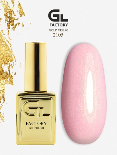 GL 2105 GOLD Gel Polish Gold Veil 06 15