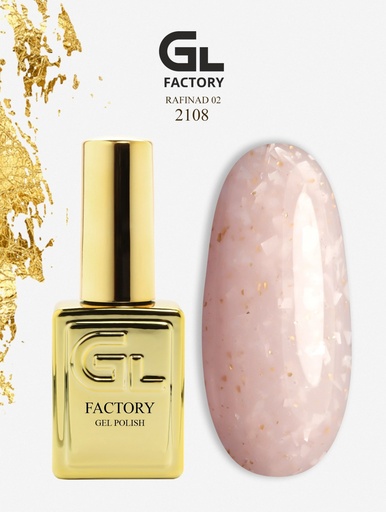 GL 2108 GOLD Gel Polish Rafinad 02 15