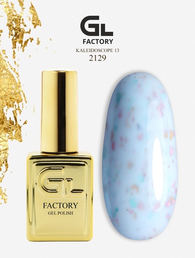 GL 2129 GOLD Gel Polish Kaleidoscope 13 15