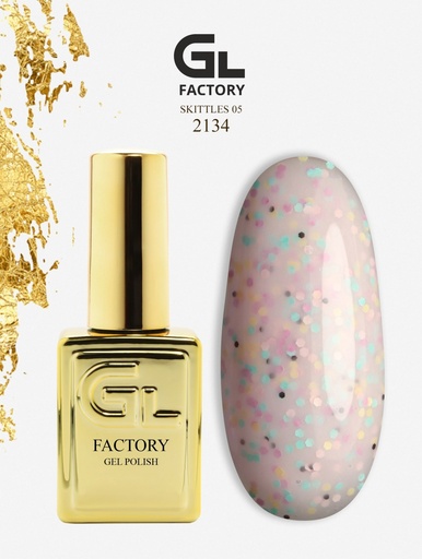 GL 2134 GOLD Gel Polish Skittles 05 15