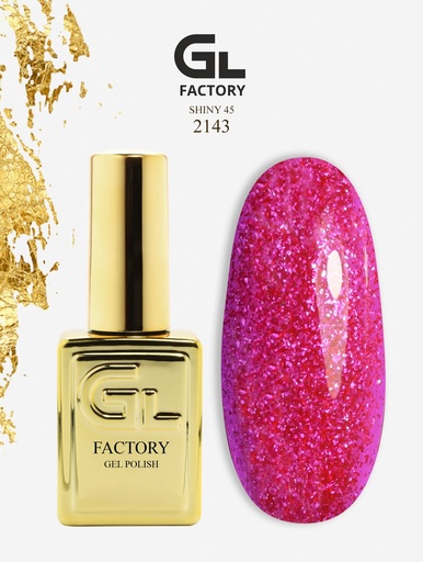GL 2143 GOLD Gel Polish Shiny 45 15