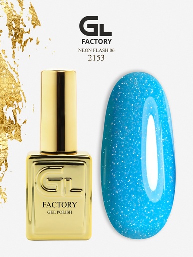 GL 2153 GOLD Gel Polish Neon Flash 06 15