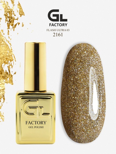 GL 2161 GOLD Gel Polish Flash Ultra 03 15