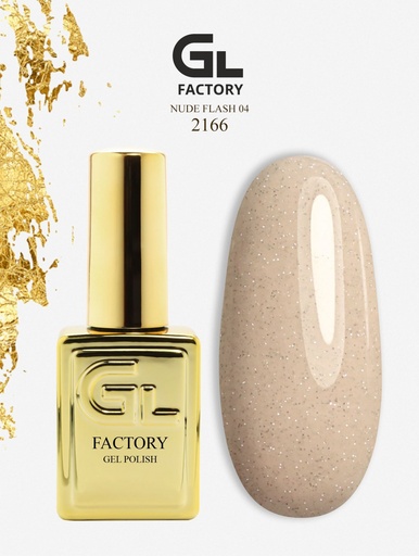 GL 2166 GOLD Gel Polish Nude Flash 04 15