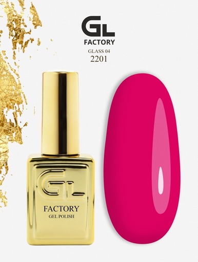 GL 2201 GOLD Gel Polish Glass 04 15