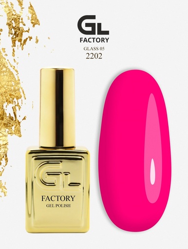 GL 2202 GOLD Gel Polish Glass 05 15