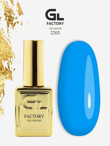 GL 2203 GOLD Gel Polish Glass 09 15