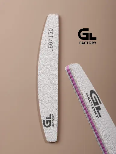 Nail File Grit 150/150 Half moonscape shape